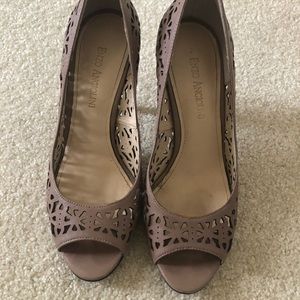 Cute peekaboo high heeled shoes